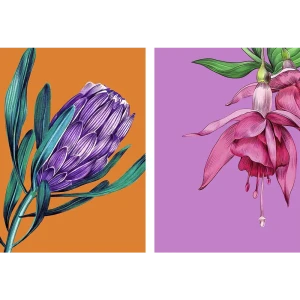 Постер Флора 50x70 см 2 шт.