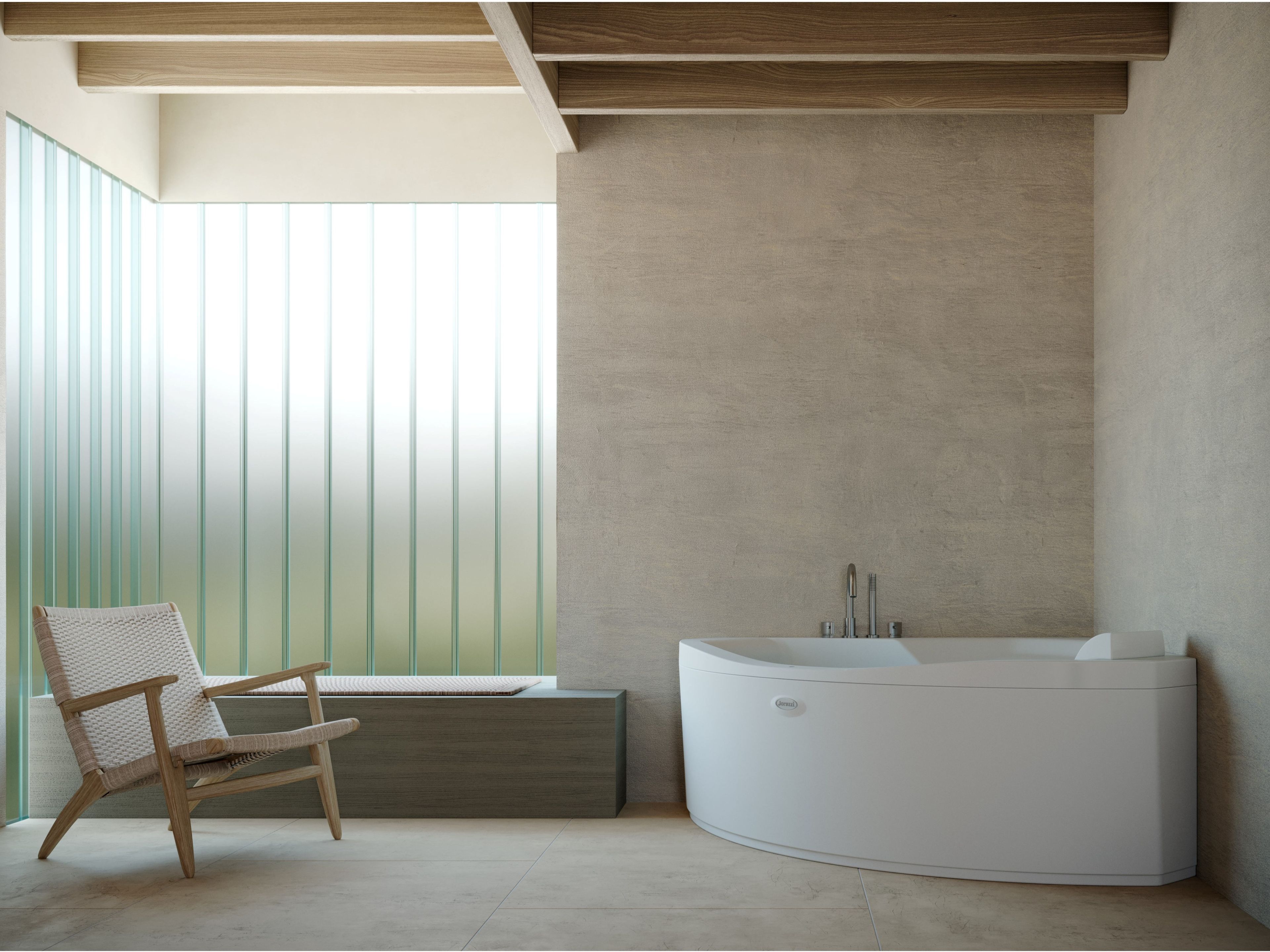 2-местная прямоугольная ванна с гидромассажем Jacuzzi® J-Quiet™ ARCH-00040177