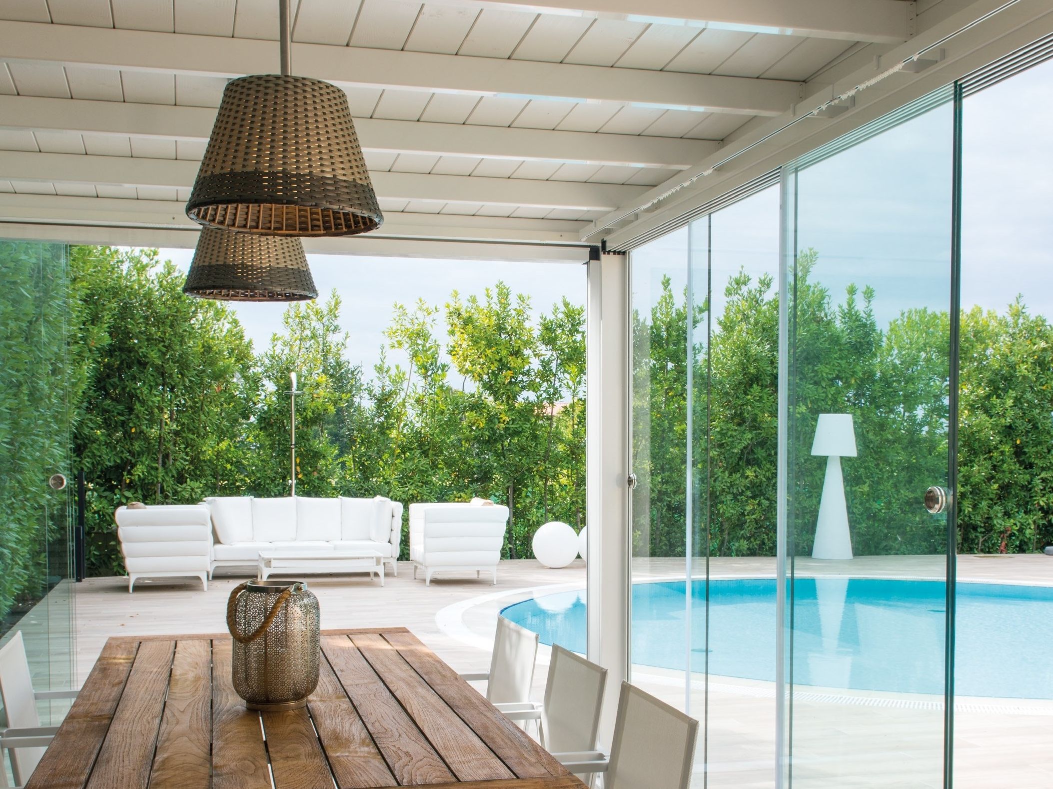 Раздвижные окна из алюминия и стекла Mv Line панорамное остекление / Экран ARCH-00118683