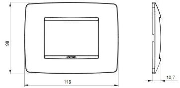 GEWISS Отделочная плита из технополимера Serie civili sun-id-1378576 - Вид №13