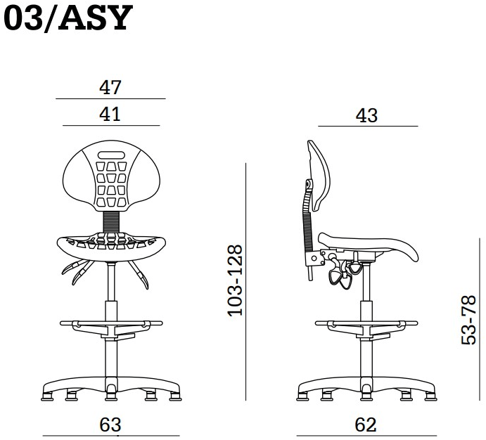 Linea Fabbrica Офисный стул из полиуретана с подставкой для ног Teknik sun-id-1346823 - Вид №5