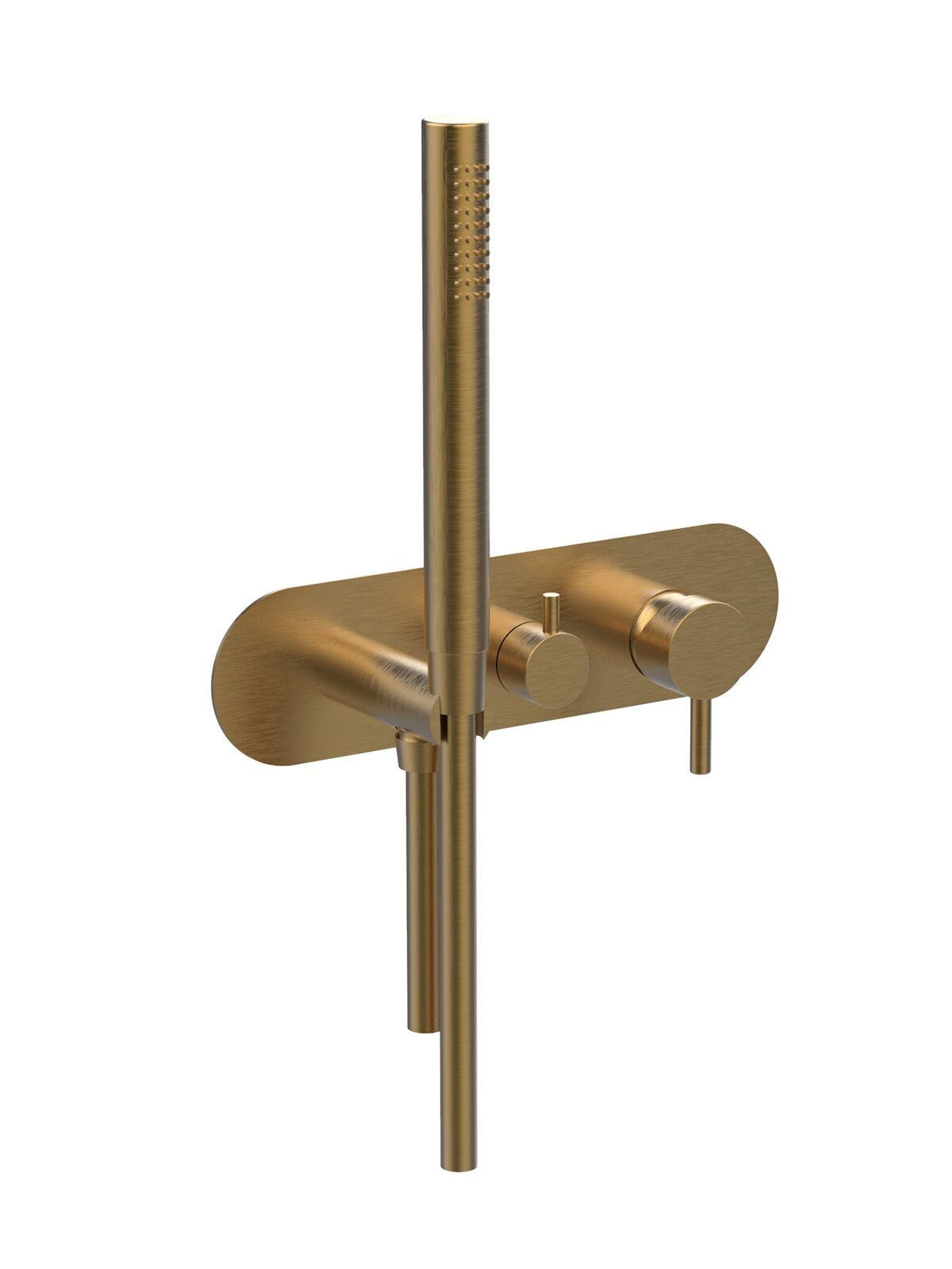 3 отверстия утопленный однорычажный смеситель для душа Rubinetterie Frattini Pepe XL ARCH-00143936 - Вид №19