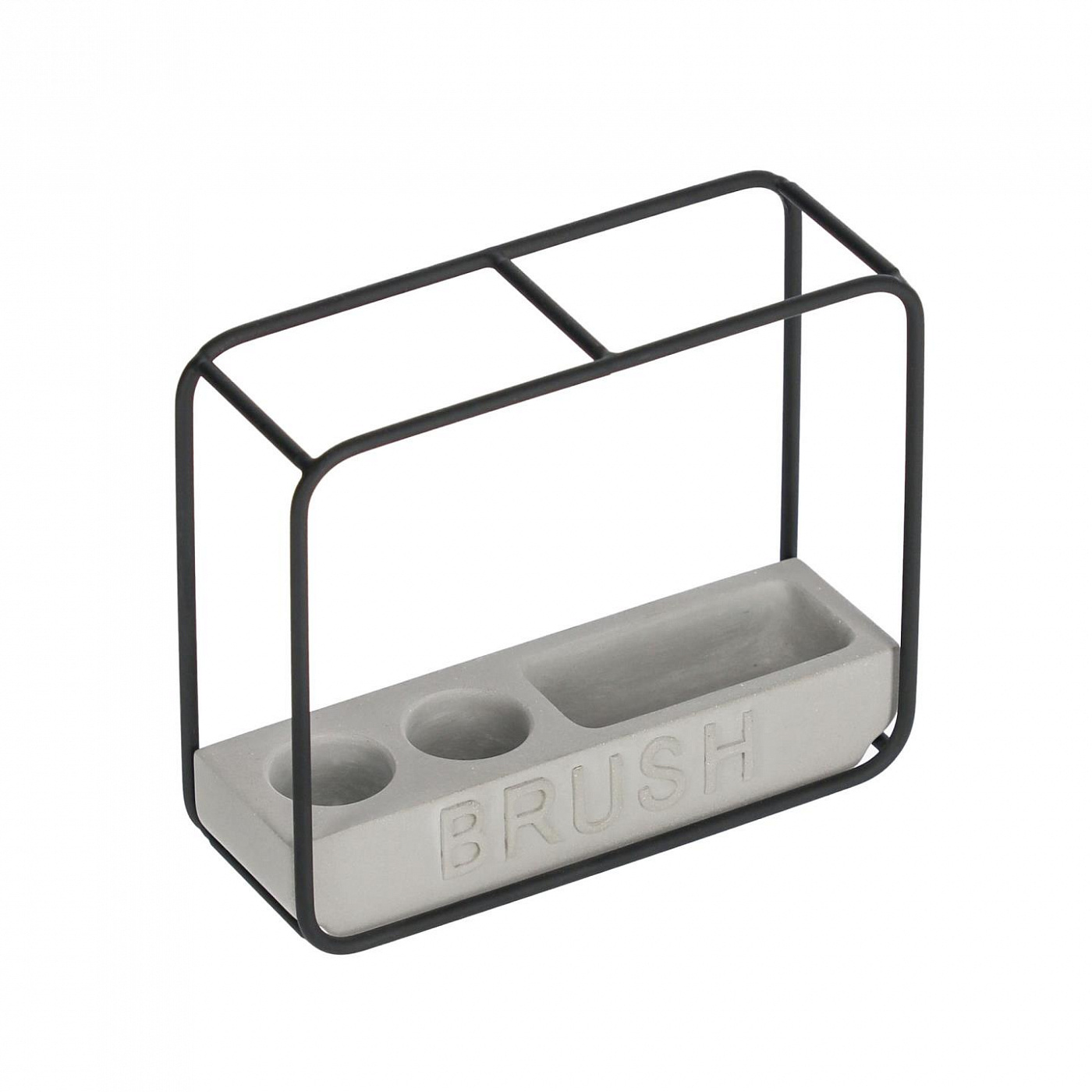 101758 Подставка для зубных щеток черная La Forma Jainen 