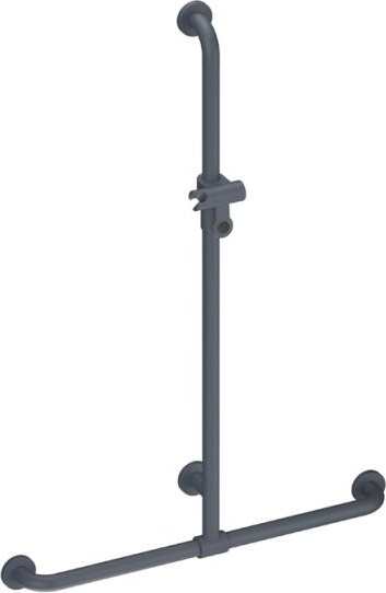 801.35B440 Поручень для душа с выдвижным держателем для душа HEWI Edition matt | Polyamid 