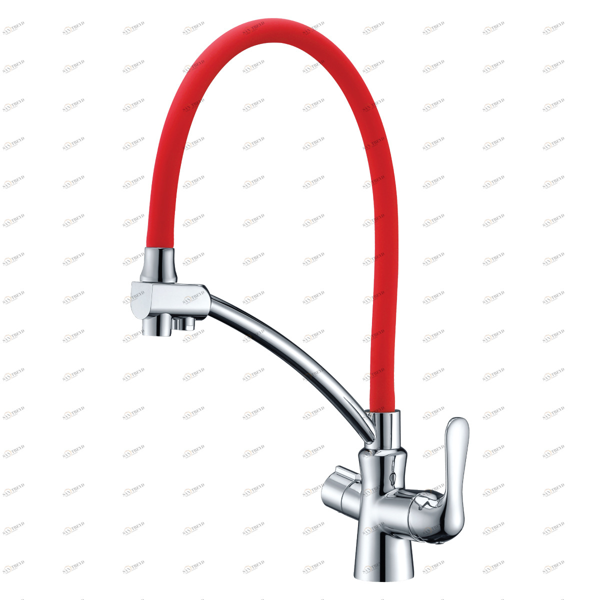 LM3070C-Red Смеситель Comfort для кухни с подключением к фильтру с питьевой водой LEMARK COMFORT