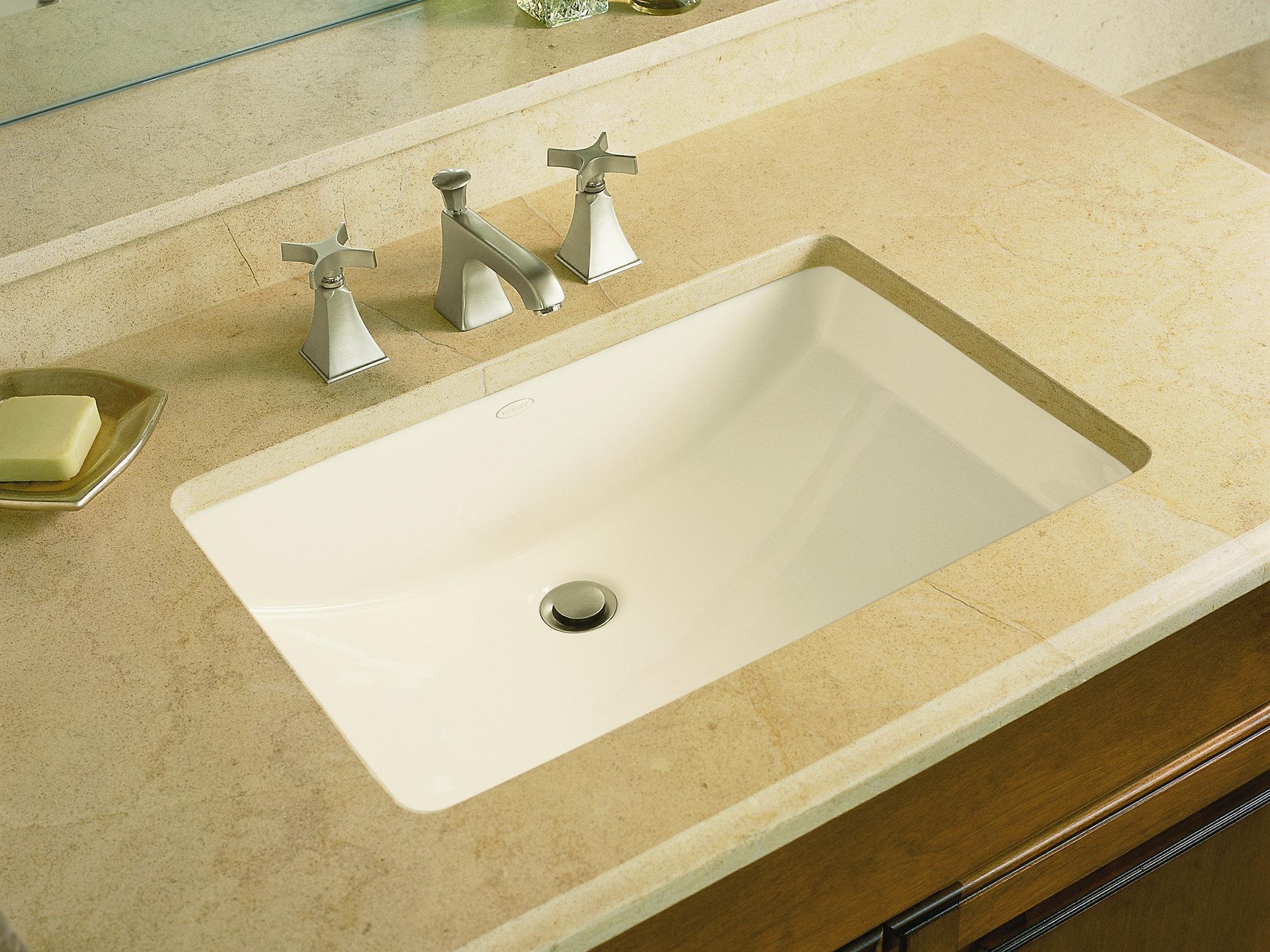 K-2214-G-96 Накладная раковина под столешницу  прямоугольная Kohler  - Вид №2