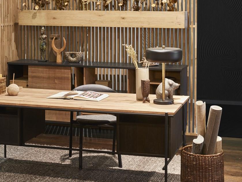 Ethnicraft Буфет из тика с раздвижными дверцами Oscar 10143 - Вид №2