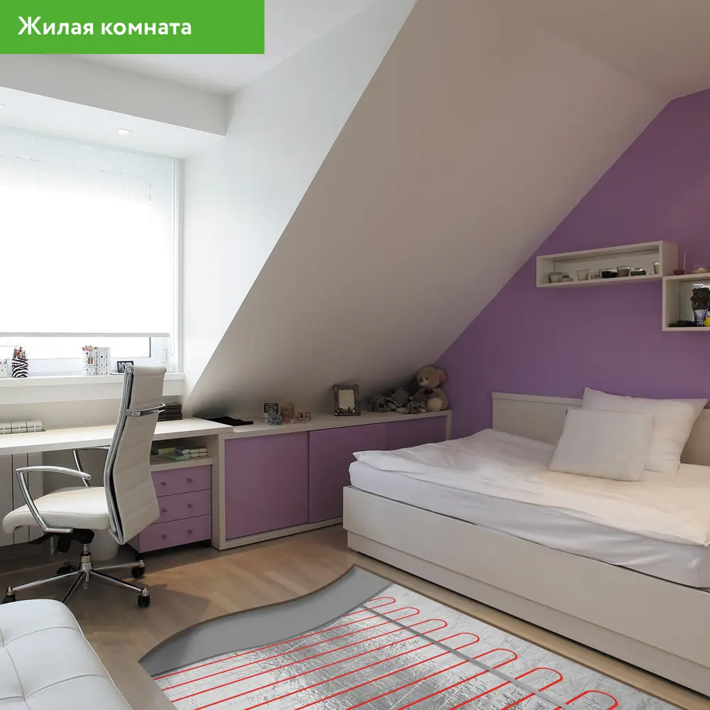 Equation: Двухжильный нагревательный кабель для системы теплого пола 1050 Вт 18877441 STLM-0013370 - Вид №7