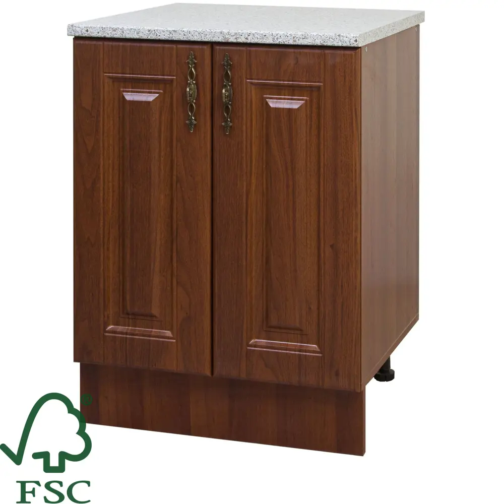 Шкаф напольный Орех Аква 60x86x60 см ЛДСП цвет коричневый Santreyd STLM-2187961 - Вид №9