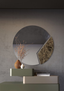 Настенное круглое зеркало