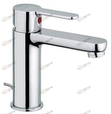 Rubinetterie Frattini Смеситель для раковины, однорычажный, со сливом Mocca sun-id-1464642