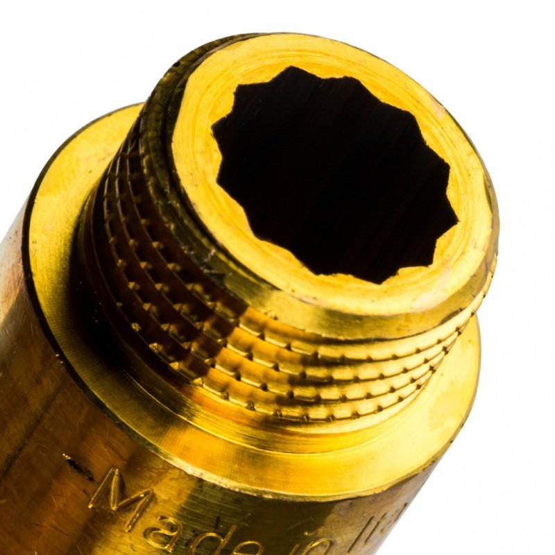 Удлинитель ВН 1/2"х40 мм латунь STOUT SFT0001001240 - Вид №2