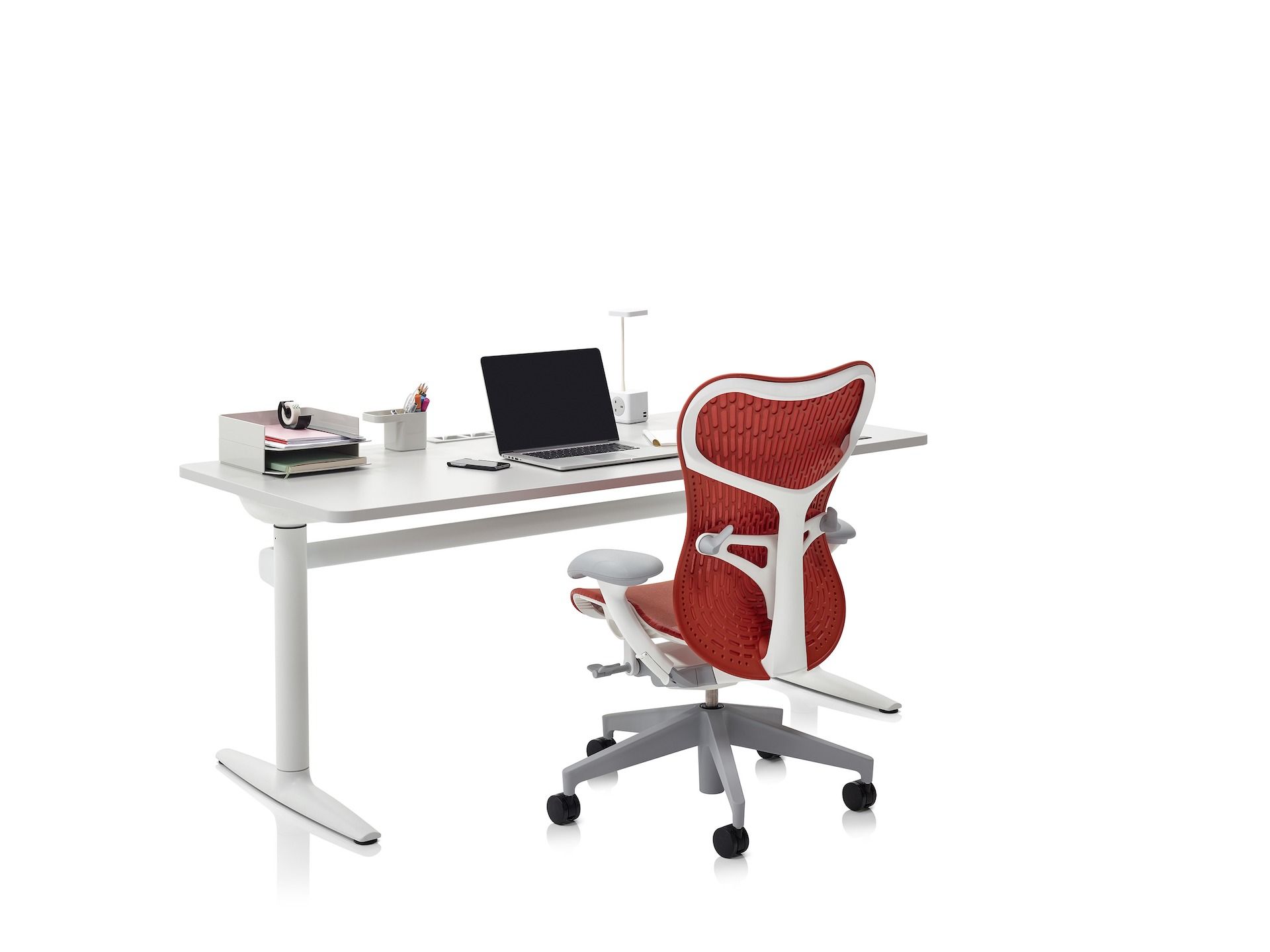 Эргономичное офисное кресло с вращающейся тканью Butterfly Herman Miller Mirra 2 ARCH-00092336 - Вид №53