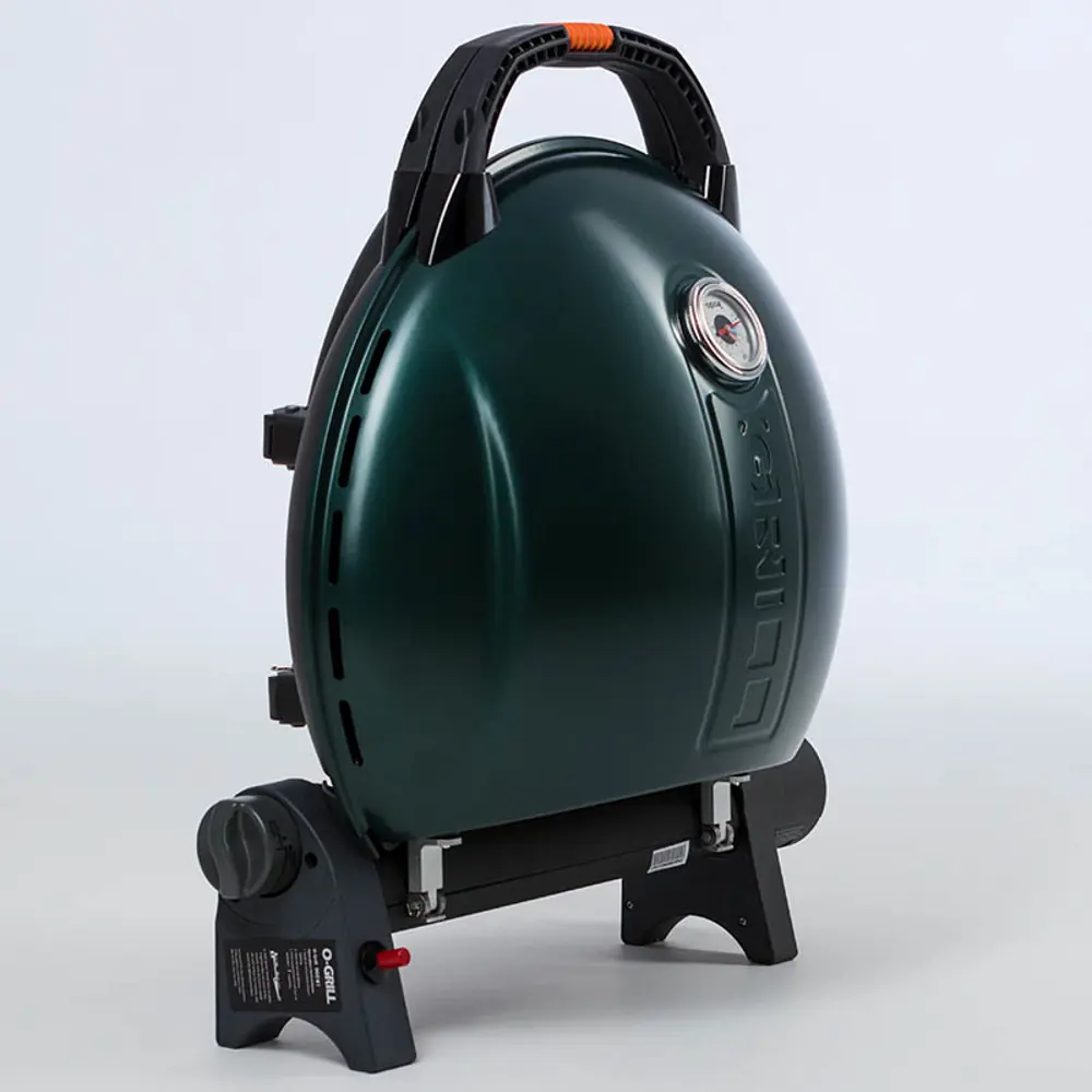 90983061 Газовый гриль O-Grill 900MT bicolor black-green и адаптер А STLM-0430570