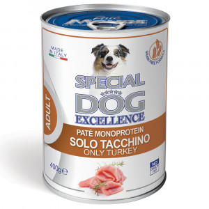 ПР0059878 Корм для собак EXCELLENCE Monoprotein индейка банка 400г SPECIAL DOG