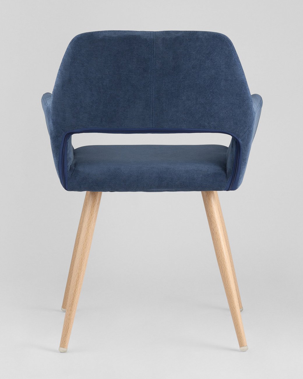 Стул с подлокотниками мягкий синий "Кромвель" STOOL GROUP ДИЗАЙНЕРСКИЕ 00-3881960 Синий  - Вид №4