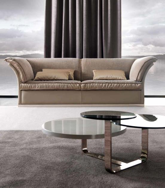 CorteZari Тафтинговый 3-местный диван из ткани Zoe gold 691 - Вид №1