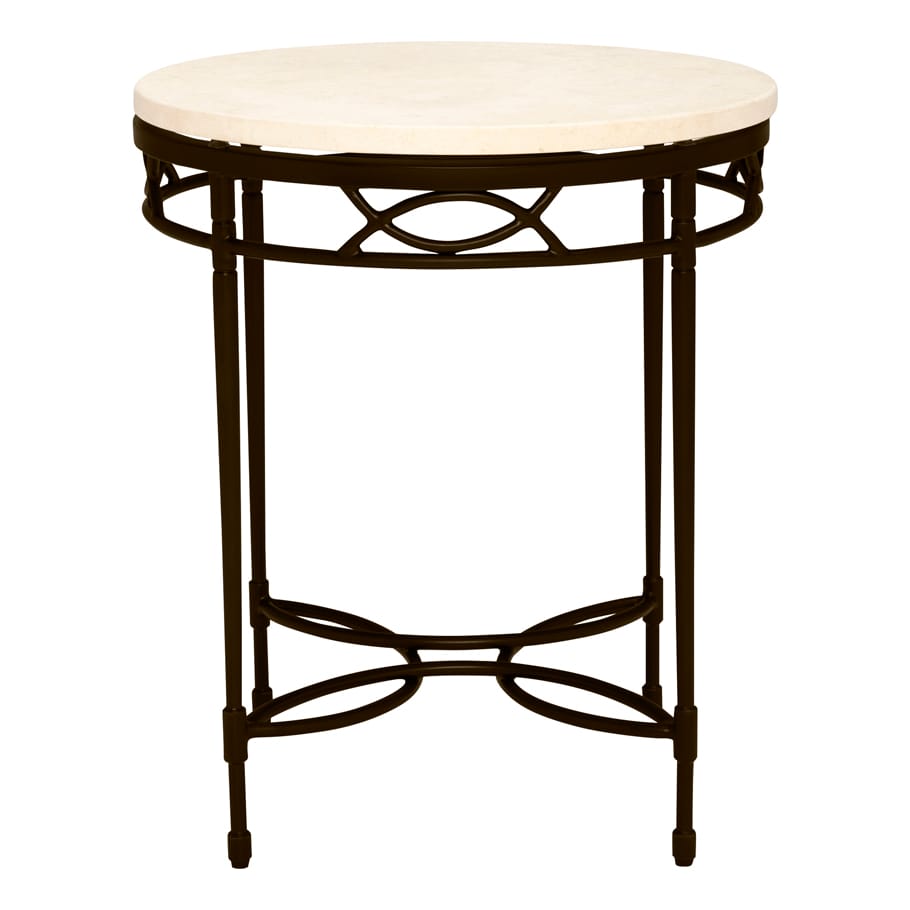 Круглый стол из смолы и нержавеющей стали JANUS et Cie ARCH-00073703 - Вид №4