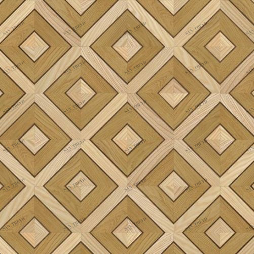 Художественный паркет Da Vinci Щитовой 26-317 Дуб (Гладкая) 500х500 мм 26010317