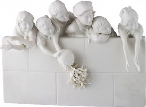 1048370 Klimenkoff Скульптура "Дети на шлюзе" Фарфор твердый