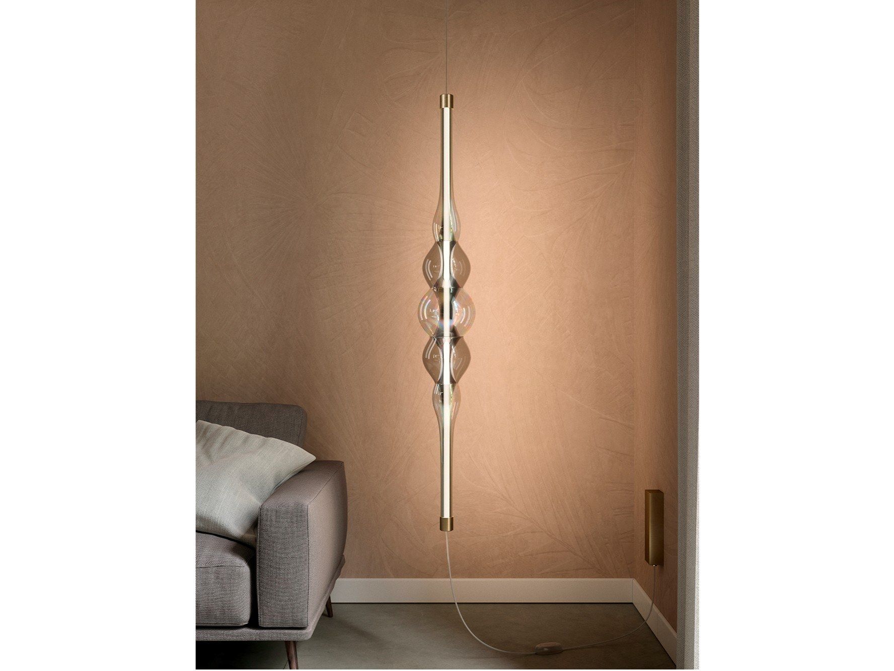 Подвесной светильник из дутого стекла с розеткой Cangini & Tucci Frequency ARCH-00000779 - Вид №1