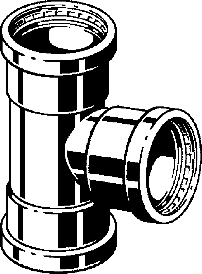 Viega Тройник Profipress XL 2418XL (577728) 577 728 - Вид №1