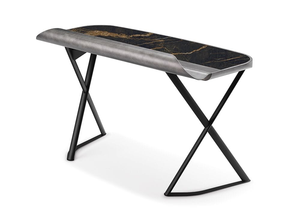 Стальной и керамический письменный стол Cattelan italia Cocoon ARCH-00032513 - Вид №1
