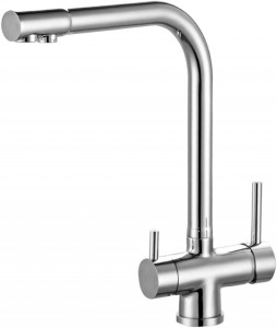 Смеситель ZorG Sanitary ZR 348 YF для кухонной мойки, хром