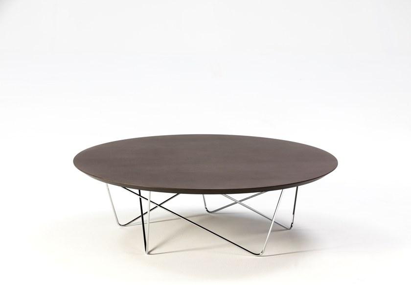 Kendo Mobiliario Низкий круглый лакированный журнальный столик sun-id-1430130 - Вид №4