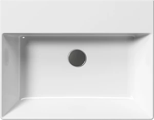 9431111 Подвесная раковина настенная овальная GSI ceramica  белая