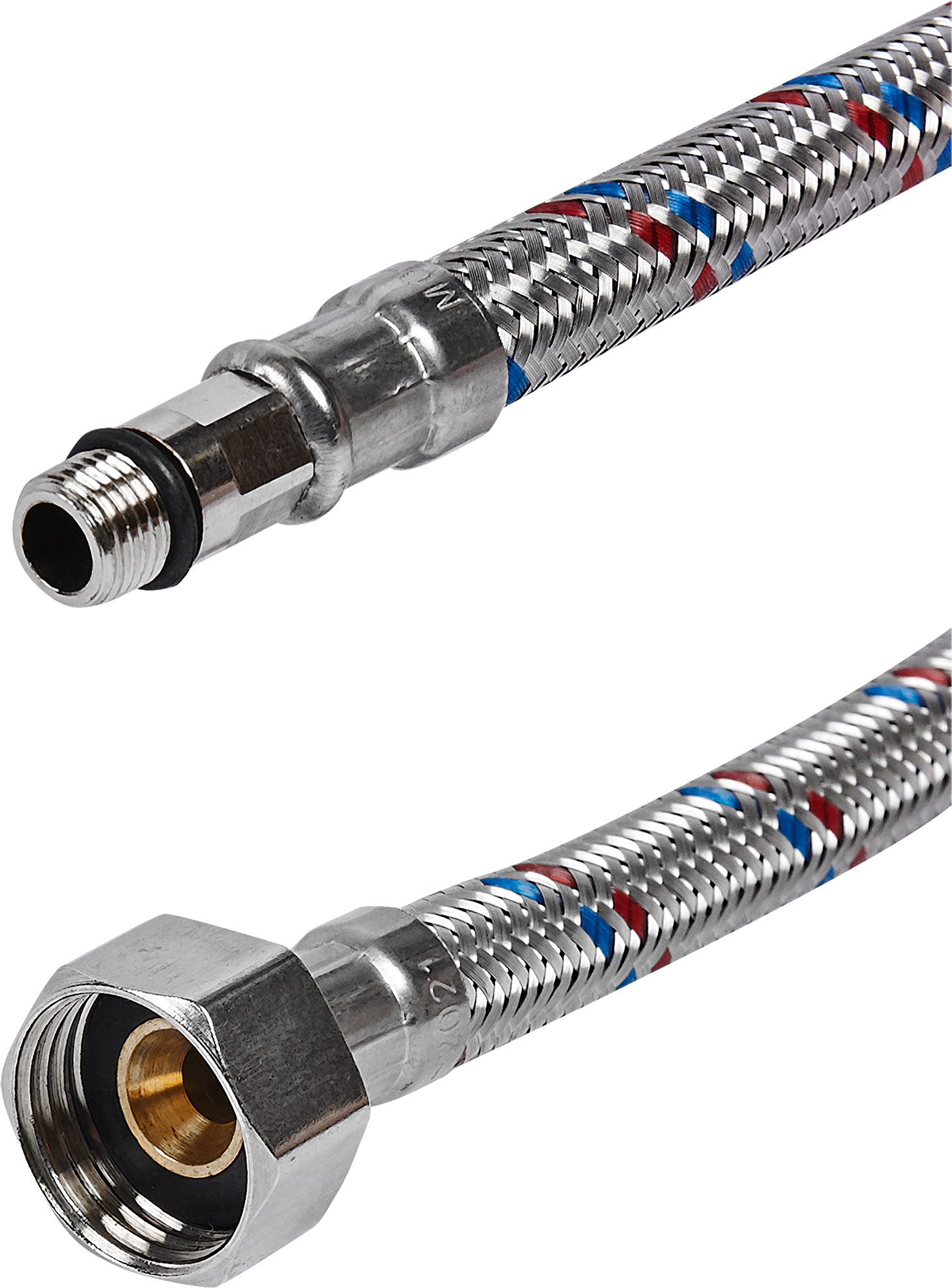 Гибкая подводка ДТРД для воды 80 см с резьбой М10 1/2" 82727924