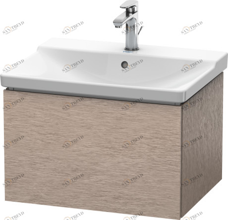 LC614401111 Тумбочка подвесная L-Cube #LC6144 620 x 481 мм Кашемировый дуб Duravit