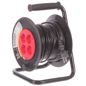 ЗАЩИТА ПРО - Удлинитель на катушке с заземлением для сада и участка 81951349