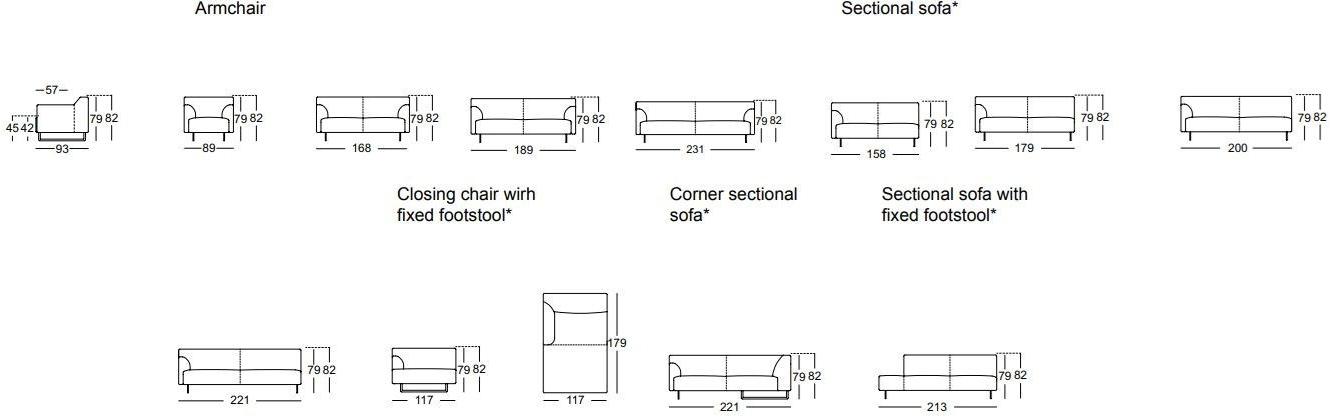 Rolf Benz Санный диван из ткани sun-id-1489479 - Вид №4