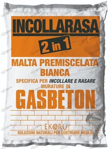 Bacchi Разглаживающий клей для газобетонных блоков Sistema costruttivo gasbeton sun-id-1368831