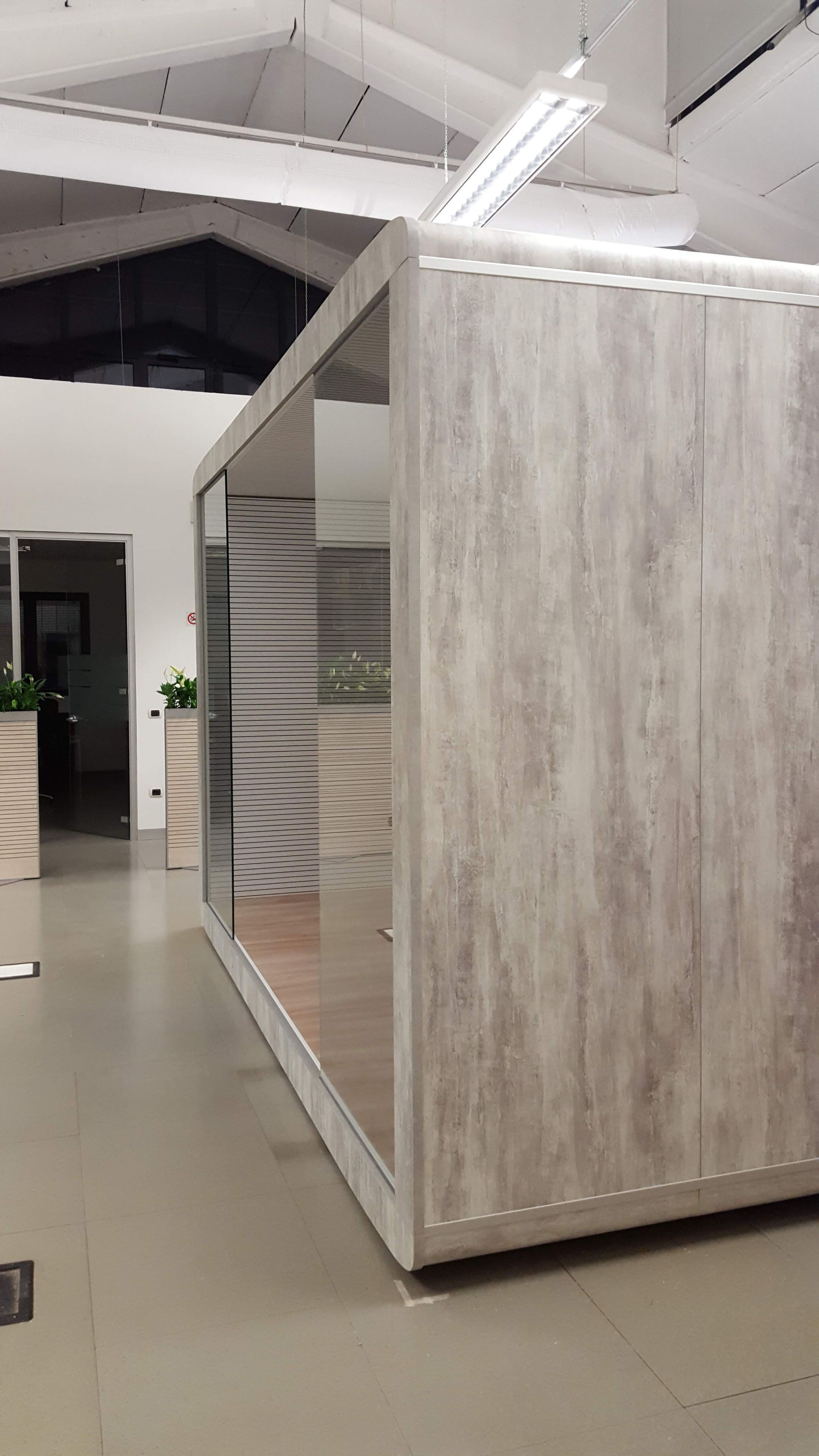 Мультимедийная многосторонняя акустическая офисная кабина со встроенным освещением Stefani акустическая коробка ARCH-00117757 - Вид №3