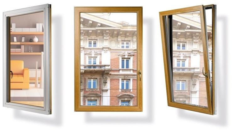 PROFILATI Минимальное окно из алюминия и дерева с термическим разделением Eku perfektion® sun-id-1473439 - Вид №3