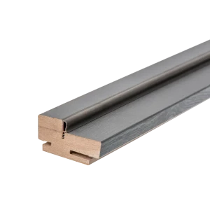 Телескопическая дверная коробка PORTIKA Альпика 2370x80x40 мм цвет Графит Вуд 88914943