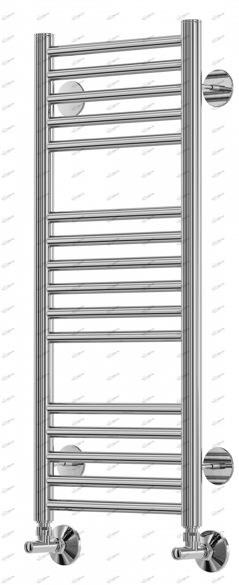 4660059582207 СТАНДАРТ Аврора П16 300х780 (5+6+5) Полотенцесушитель TERMINUS RAL 9005 матовый