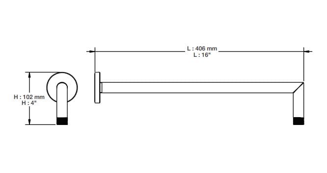 Встраиваемый термостатический набор для ванны с ручным душем BARIL PRO-2915-46 ARCH-00128300 - Вид №3