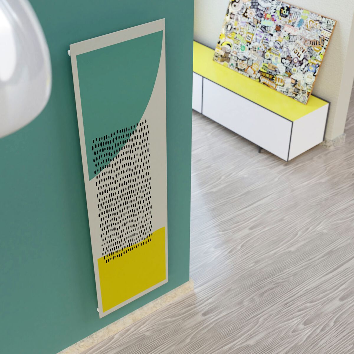 Настенный полотенцесушитель с горячей водой Cordivari Design Graphic Picture ARCH-00061096 - Вид №7