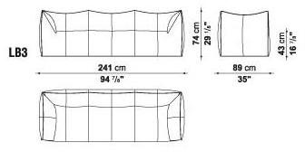B&B Italia 3-х местный тканевый диван Le bambole '07 sun-id-1401836 - Вид №1