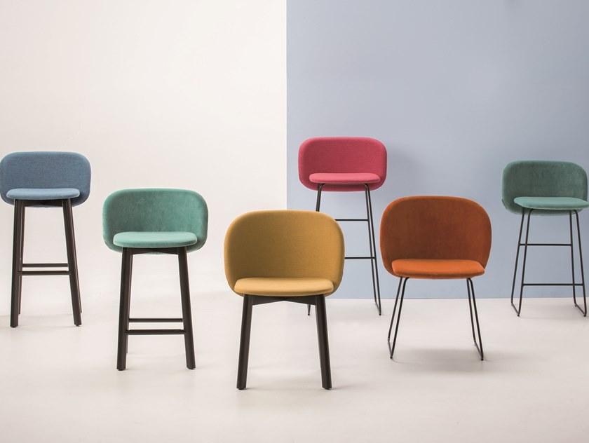 CHAIRS & MORE Санный стул с обивкой из ткани Chips sun-id-1382467 - Вид №11