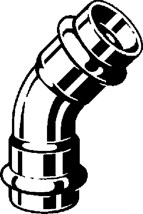 Viega Отвод 45° Sanpress Inox 2326 (435806) 435 806 - Вид №1