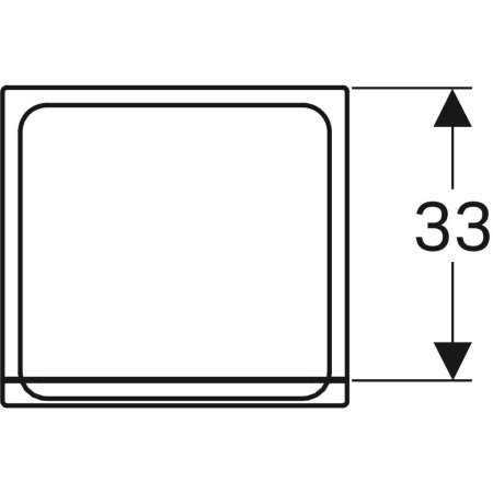 869033000 Шкафчик средней высоты Geberit Renova Plan с двумя дверями и одним выдвижным ящиком Geberit  - Вид №2