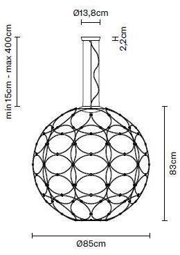 Fabbian Светодиодный подвесной светильник из стали sun-id-1408477 - Вид №12