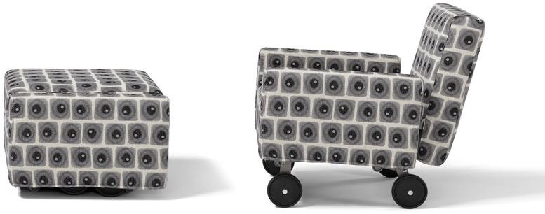 Egoitaliano Пуф / кресло из ткани sun-id-1399087 - Вид №4