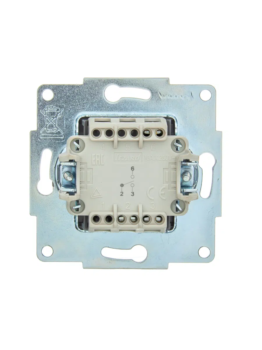 ASTI Выключатель проходной крем механизм LEZARD 7081-0388-105 - Вид №2