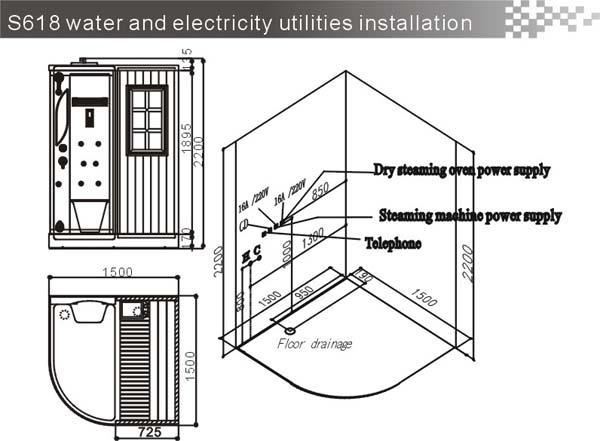 S618 Паровая сауна SSWW  - Вид №4