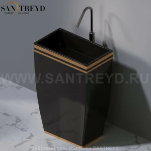 L110476G Напольная раковина стоящая прямоугольная A. e T. Italia Tower